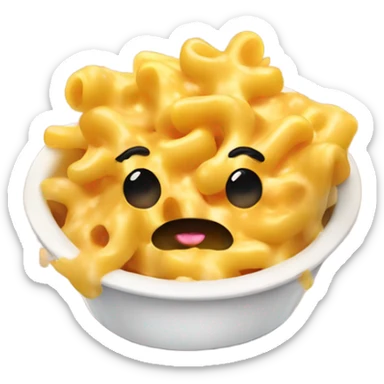mac and cheese sticker