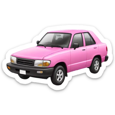 Pink Toyota  sticker