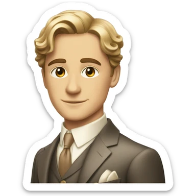 Tom Bucanian from the great gatsby sticker