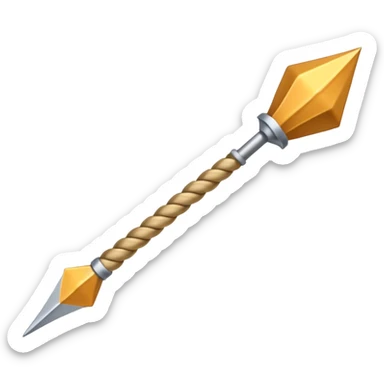 Rope Dart – Long rope with metal dart tied at the end.
 sticker