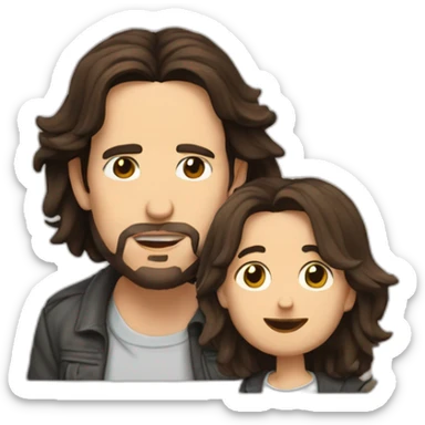 Pablo Iglesias con coleta sticker