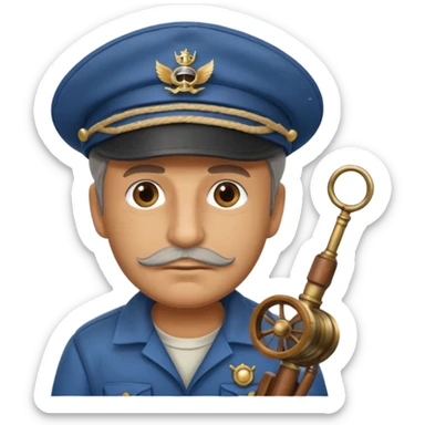 fishing vessel captain sticker