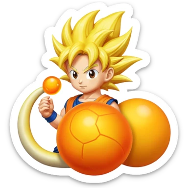 Dragon ball  sticker