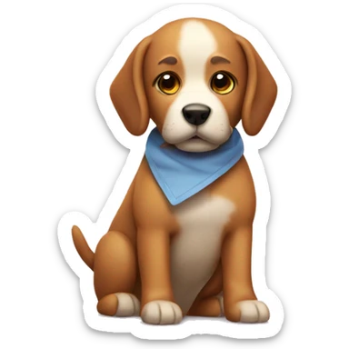 dog get well soon sticker