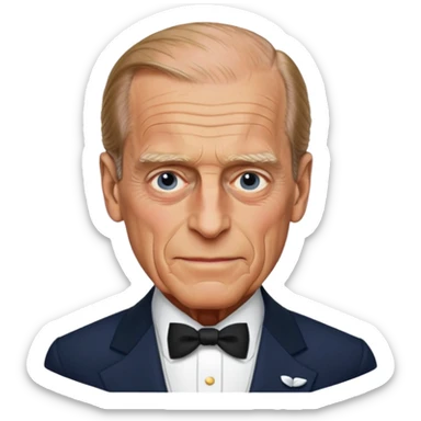 Prince philip sticker