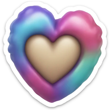 Aesthetic heart colors  sticker