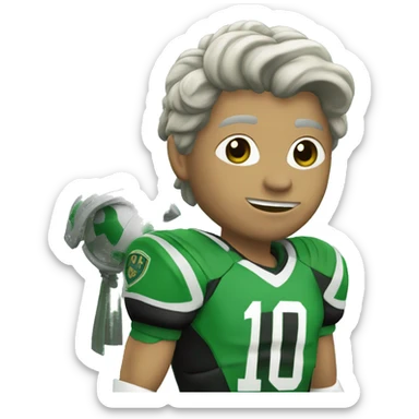 Emoji del logo de west santos equipo de la jingsleage sticker