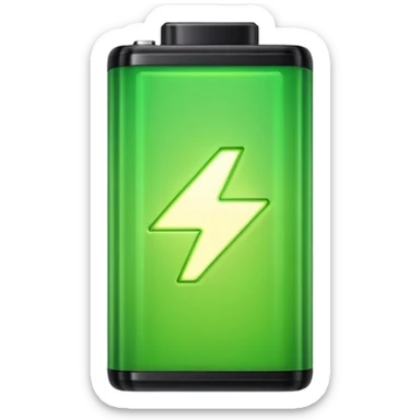 battery icon sticker