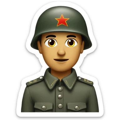 GDR Soldier sticker