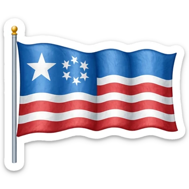 Chicago flag sticker