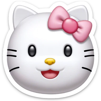 Hello kitty 🤨🤨🤨 sticker