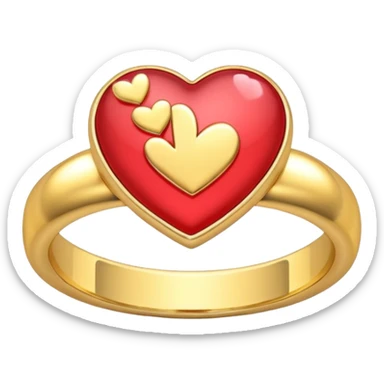 15th birthday ring con corazon sticker