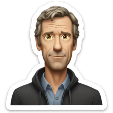 hugh laurie sticker