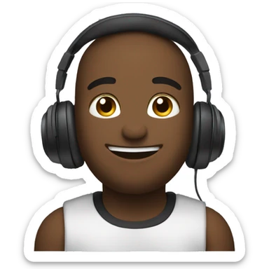 🙂‍↕️With headphones sticker