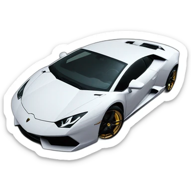 Lamborghini wirh G1 on the bonnet sticker