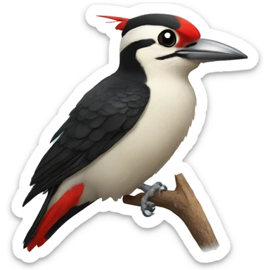 big woodpecker sticker