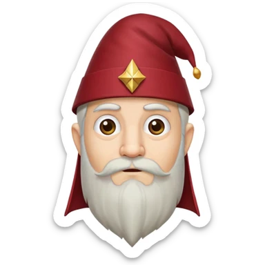 Wizard in fez condescending exasperated sticker