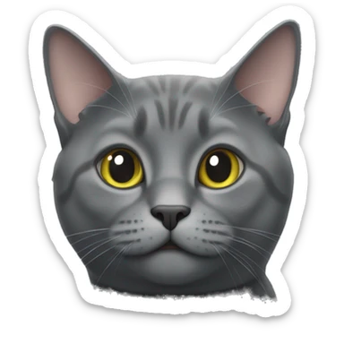 Chartreux cat sticker