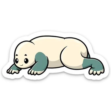 person crawling sticker