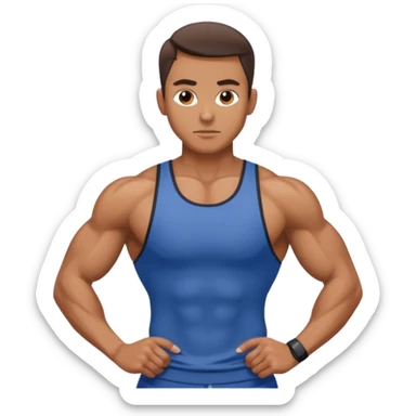 Academia fitness sticker