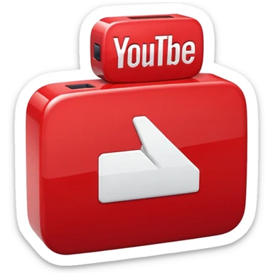 YouTube logo sticker