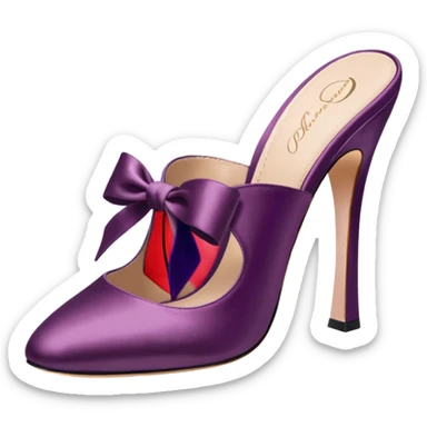 Agent Provocateur Elice Plum Mules
 sticker