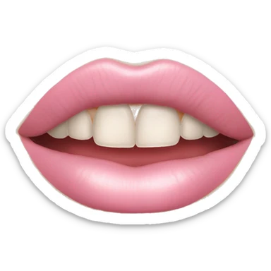 Aesthetic medicine Botox filler pink lips  sticker
