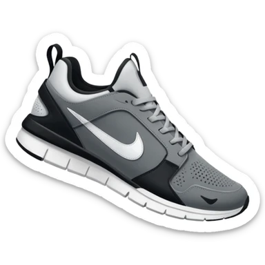 Tiburon con zapatillas nike sticker