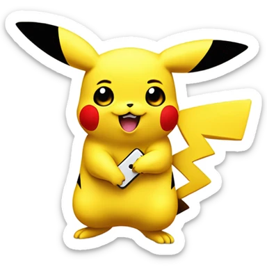 Pikachu ios sticker