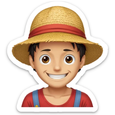 Luffy one piece  sticker
