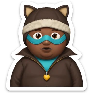 South Park Eric cartman as the coon sticker