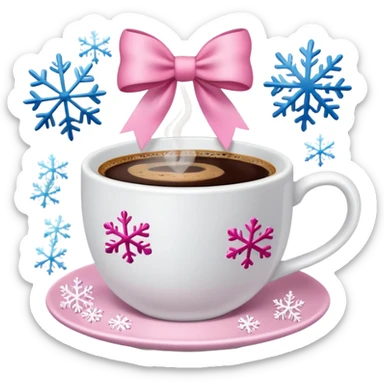 🎀☕❄️ sticker