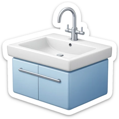 Clean bathroom sticker