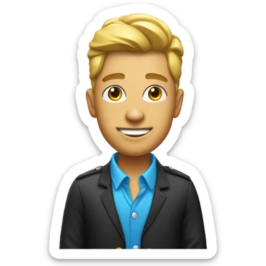 Party Host with"CU World" shirt sticker