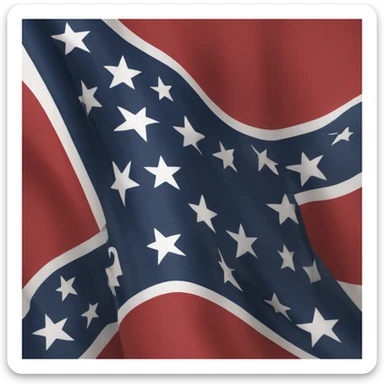 Flag with 13 stars that looks like Alabama flag sticker