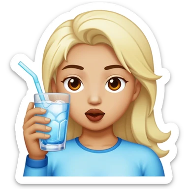 ice spice drinking sticker