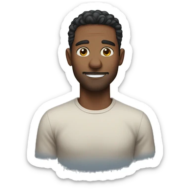 handsome man with overbite sticker