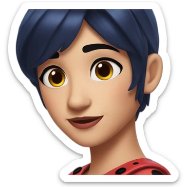 marinette ladybug sticker