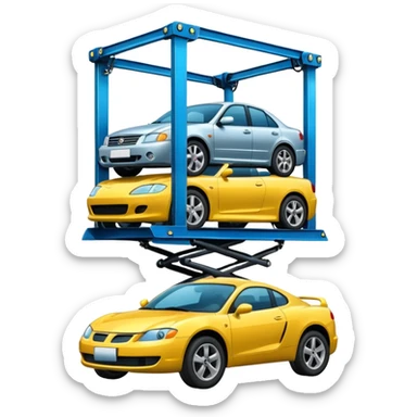 car lift sticker