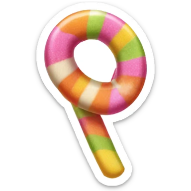 sour ribon candy sticker