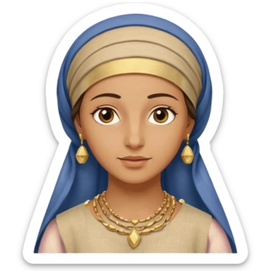 jewish women young ancient Judea sticker