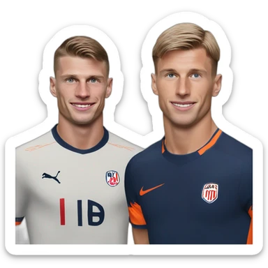 Max Verstappen together with Johan Cruijff sticker