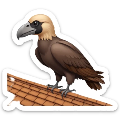 Un cóndor en el techo sticker