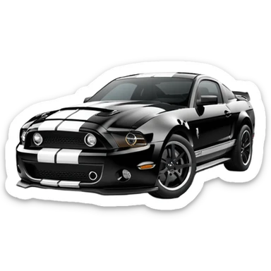 Ford Mustang Shelby GT500 perfect view sticker