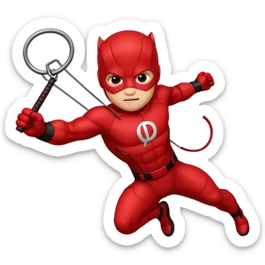 Daredevil with logo sticker