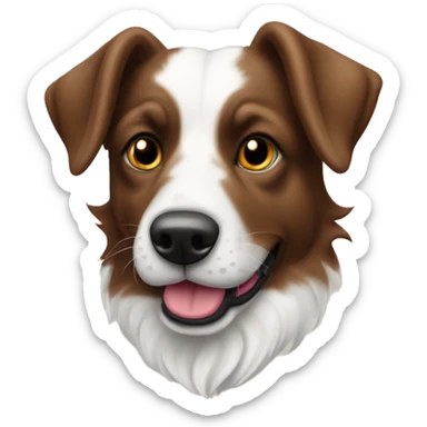 Chien de race berger suisse qui est heureux sticker