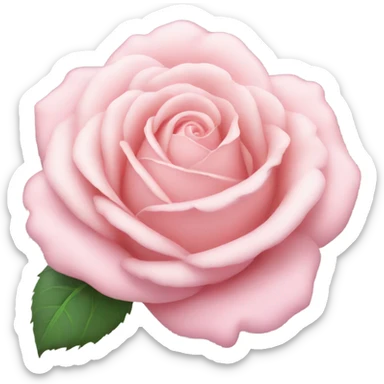 pastel pink rose sticker