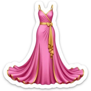 pink costume sticker