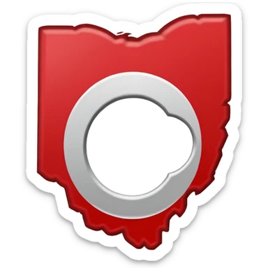 Ohio State Outlinr sticker