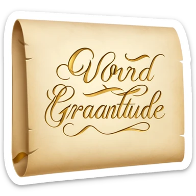 agradecimiento sticker